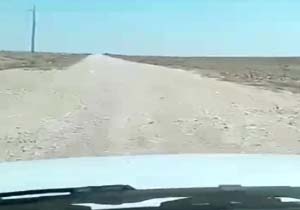 جاده «نام نیک» تشنه روکش آسفالت مناسب + فیلم