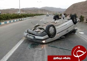 بی توجهی راننده سواری حادثه آفرید