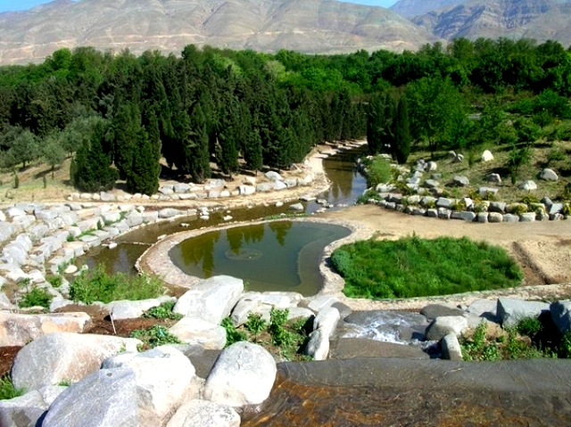 باغ گیاه شناسی تهران، نمونه یک باغ ایرانی