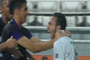 گل اول الاهلی به پرسپولیس + فیلم