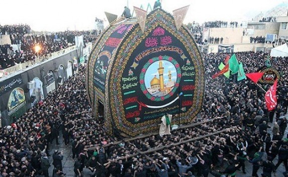 عزاداری محرم در یزد، حسینیه ایران عزاداری محرم در یزد، حسینیه ایران
