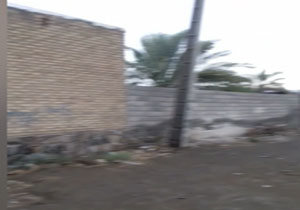 بارش باران همراه با رعد و برق در کهنوج + فیلم