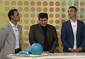 جشن تولد آرش برهانی در برنامه علی ضیا + فیلم