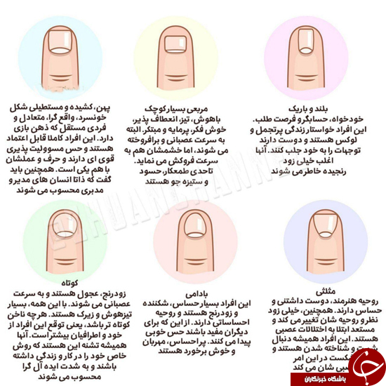 شخصیت&zwnj;ها را از روی ناخن تشخیص دهید +عکس