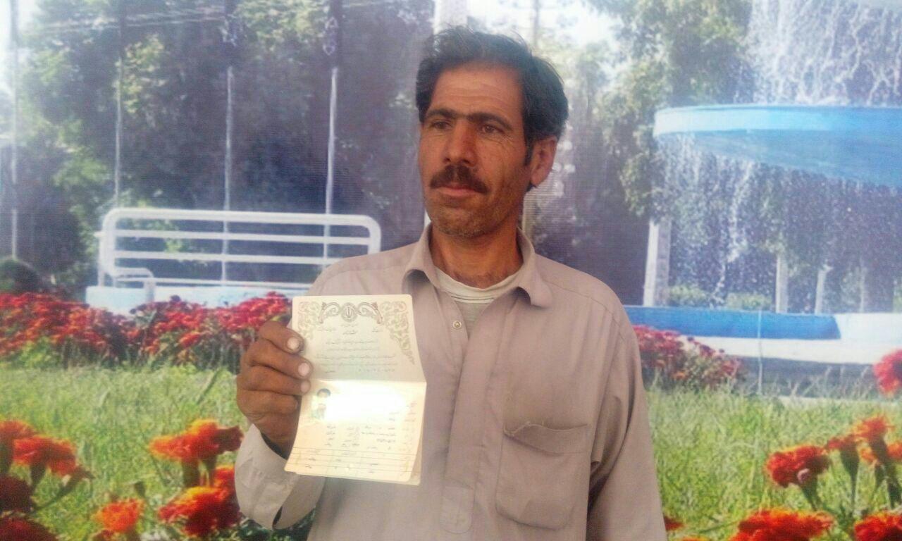 مردی به قصد ازدواج بعد از 38 سال شناسنامه دارشد