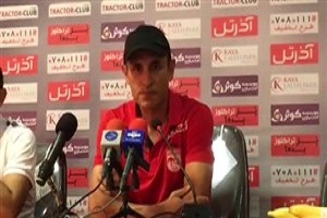 نشست خبری گل محمدی قبل از دیدار با سیاه جامگان + فیلم