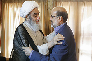 دیدار رییس رسانه ملی با آیت ا.. مظاهری