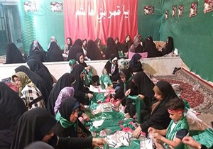 دوخت ۷۰ هزار دست لباس ویژه همایش شیرخوارگان حسینی