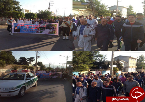 برگزاری همایش پیاده روی خانوادگی در مازندران +تصاویر