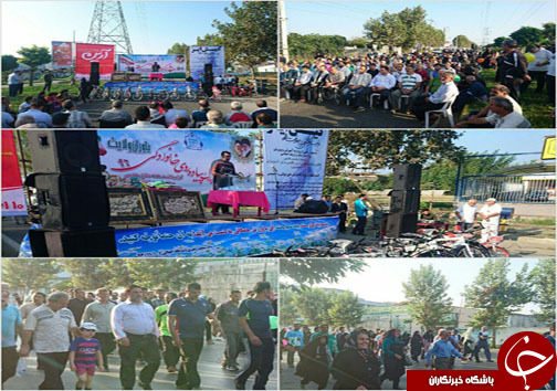 برگزاری همایش پیاده روی خانوادگی در مازندران +تصاویر