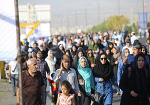 برگزاری همایش بزرگ پیاده‌روی خانوادگی در پلدختر