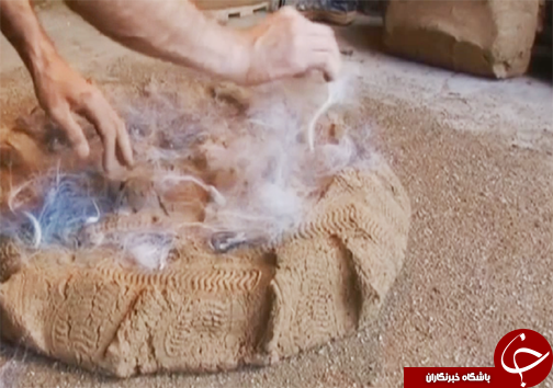 ساخت تنور سفالی به دست هنرمندان چیره دست بروجردی