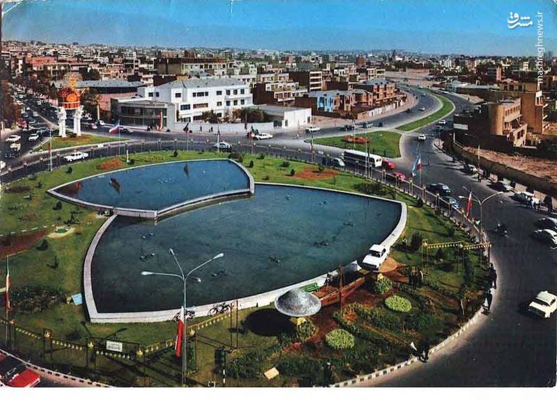 تصاویری کمیاب از میدان ولیعصر در دهه ۵۰