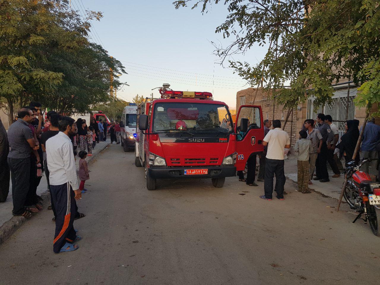 انفجار سیلندر و مصدوم شدن ۲کرمانی