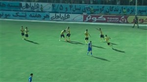 گل اول پارس جنوبی به استقلال تهران + فیلم