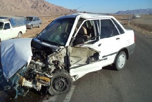 ۴ مصدوم دربرخورد کامیون نفت کش با پراید در اتوبان ساوه _ سلفچگان