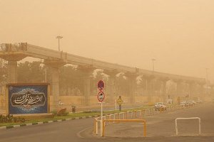 میزان گردو غبار در اهواز 8.42 برابر حد مجاز