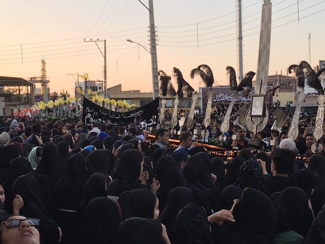 مراسم استقبال از ماه محرم در سیرجان برگزار شد