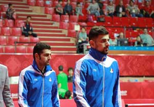 حذف برادران عالمیان در مسابقات تنیس روی میز