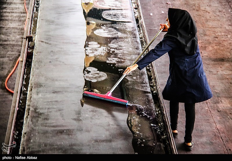 در آستانه فرارسیدن ماه محرم در کارگاه های تولید پرچم چه می گذرد؟+تصاویر