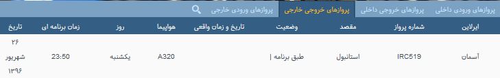پرواز&zwnj;های یک شنبه فرودگاه بین المللی شهید باکری ارومیه