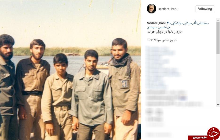 عکس دیده نشده از سردار سلیمانی در سال های پایانی جنگ