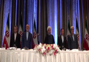 حضور روحانی در جمع ايرانيان مقيم آمريكا + فیلم
