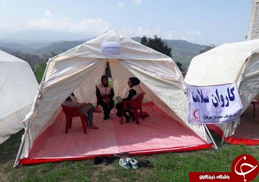 فعالیت جهادی بسیج دانشجویی در قالب بیمارستان صحرایی + تصاویر