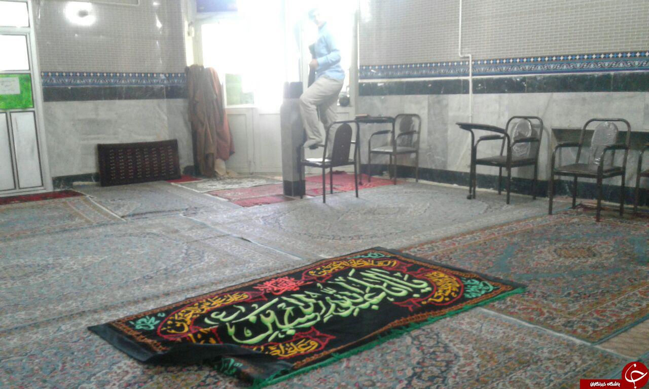 آماده&zwnj;سازی مسجد امام حسن مجتبی (ع) به مناسب ماه محرم + تصاویر