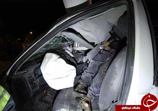 تصادف خوردرو سواری با ستون برق حادثه ساز شد