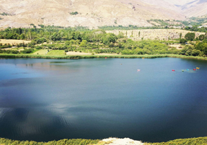 دریاچه زیبای اوان در قاب دوربین + فیلم
