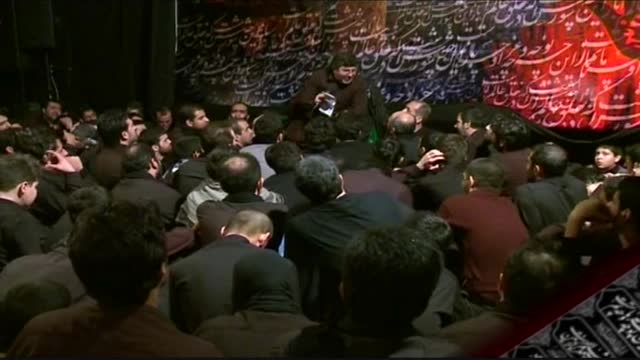 مجلس روضه&zwnj;خوانی در آستان شاهزاده حسین همدان
