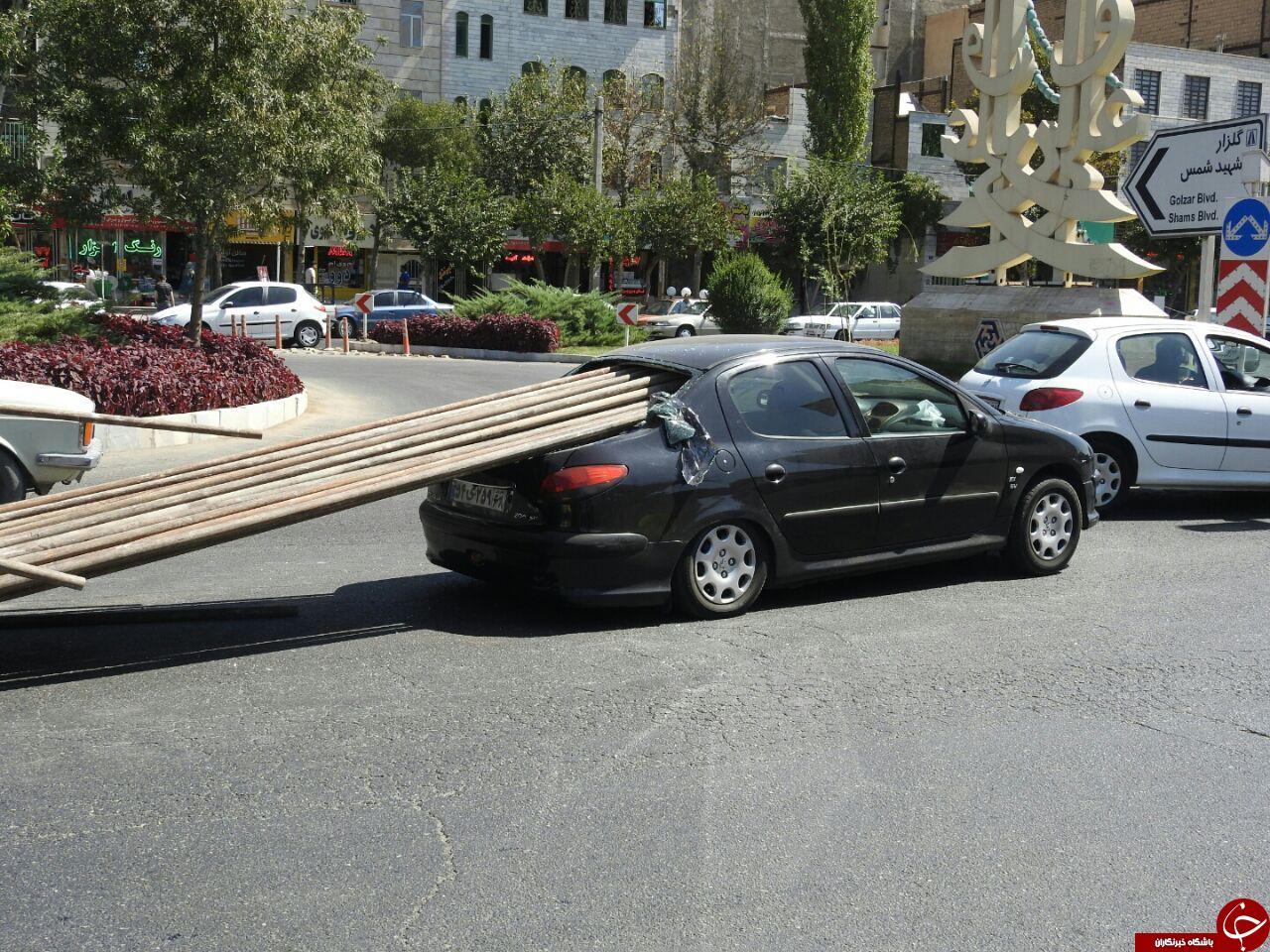 سهل&zwnj;انگاری راننده نیسان حادثه آفرید + فیلم