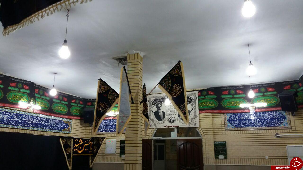 رنگ و بوی محرم در مسجد باب الحوائج (ع) + تصاویر