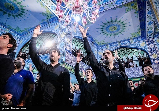 آیین طشت گذاری در اردبیل +تصاویر