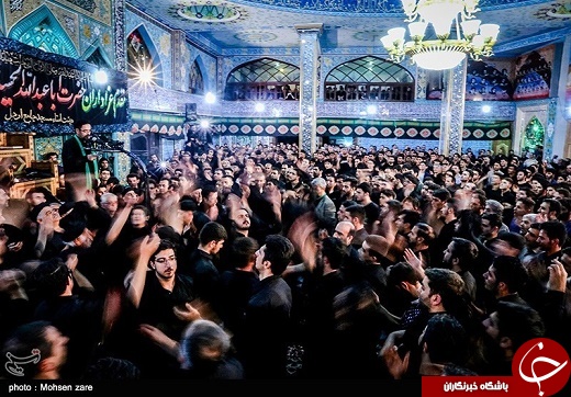 آیین طشت گذاری در اردبیل +تصاویر