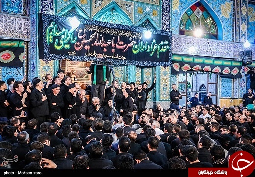 آیین طشت گذاری در اردبیل +تصاویر