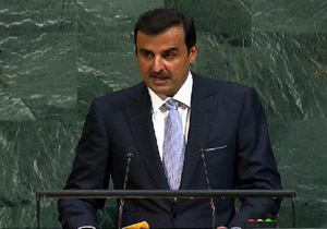 امیر قطر: موضع کشورهای ابرقدرت نباید اشغال کشورها یا نظاره‌گر تحولات باشد