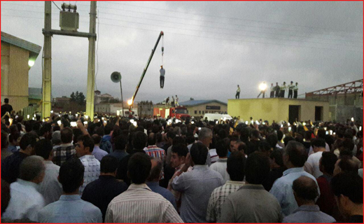 حکم قاتل آتنا اصلانی در ملاء عام اجرا شد