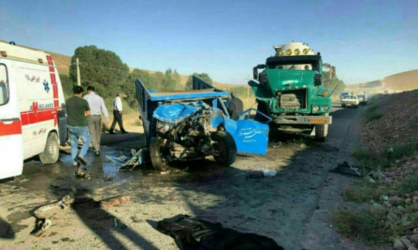 سه کشته و ده مصدوم طی دو تصادف در جاده های استان