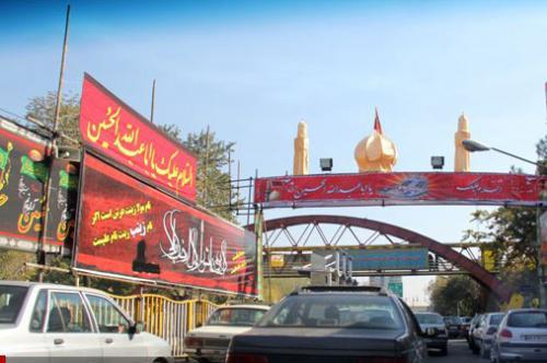 نصب 150 سازه در مشهد برای ارائه تبلیغات ایام محرم و صفر