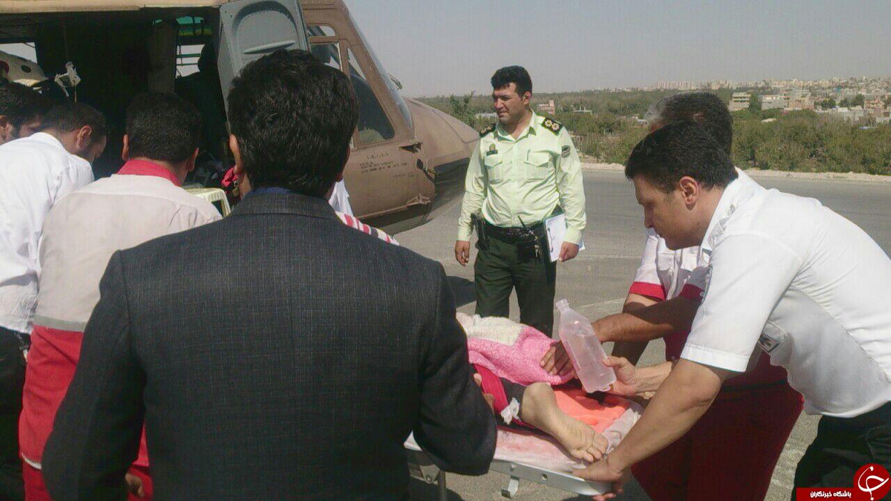سقوط مرگبار سمند از روی پل + تصاویر