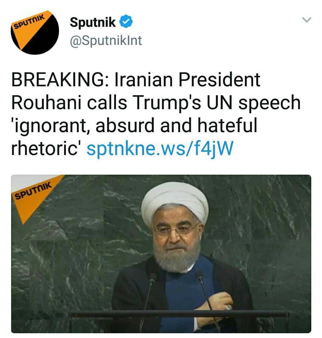 بازتاب سخنرانی رئیس&zwnj;جمهوری اسلامی ایران در مجمع عمومی سازمان ملل در رسانه&zwnj;های جهان
