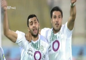 گل اول ذوب آهن به استقلال + فیلم