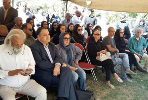 مراسم سالگرد درگذشت داوود رشیدی در قطعه هنرمندان برگزار شد