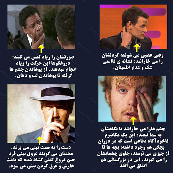 دروغگوها را بشناسید +تصاویر