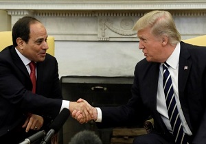 ترامپ: واشنگتن ازسرگیری کمک‌های نظامی به مصر را بررسی می‌کند