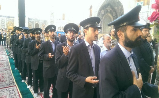 آغاز هفته ی دفاع مقدس با خطبه خوانی در حرم بانوی کرامت(س)+تصاویر