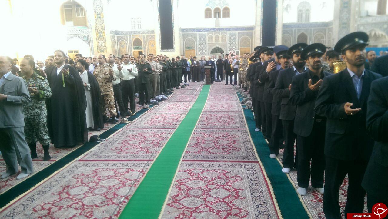 آغاز هفته ی دفاع مقدس با خطبه خوانی در حرم بانوی کرامت(س)+تصاویر