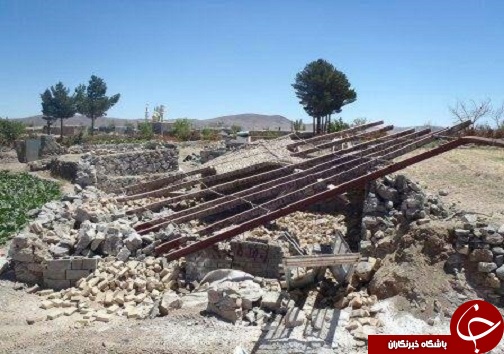 تخریب ساخت و سازهای غیر مجاز در اراضی کشاورزی+عکس